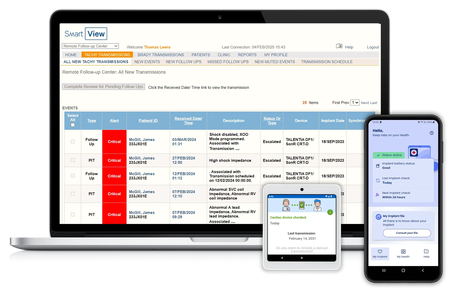 Patient management Smartview connect web 2